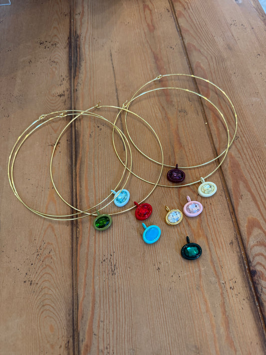 Bezel Gem necklace
