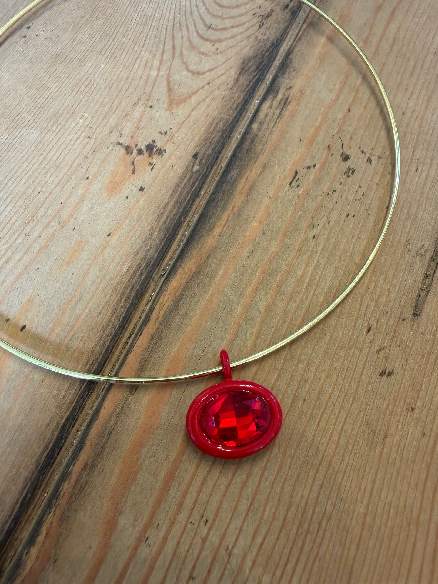 Bezel Gem necklace