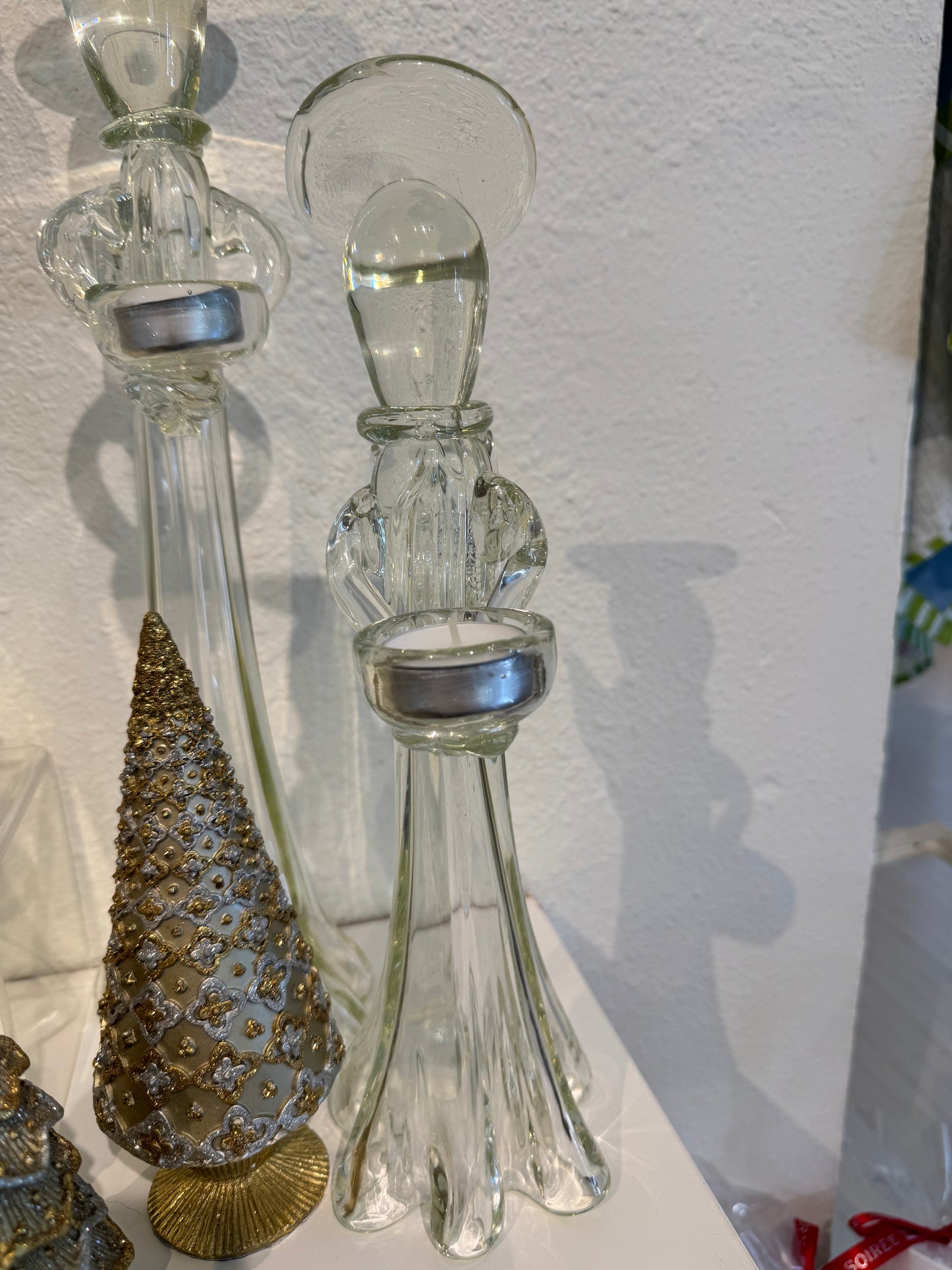 Glass Angel Votive Holder Medium