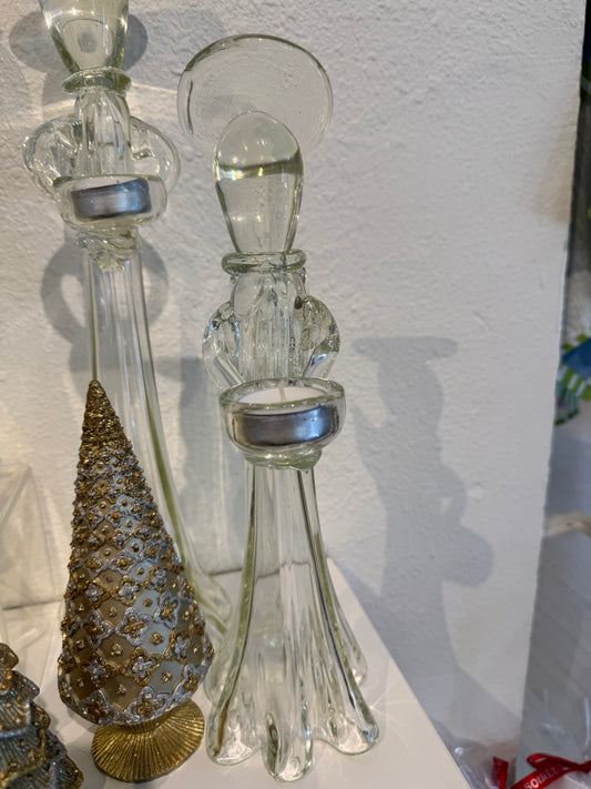 Glass Angel Votive Holder Medium