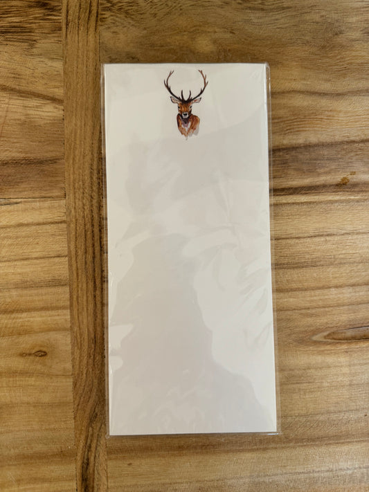 Deer  Tall Notepad