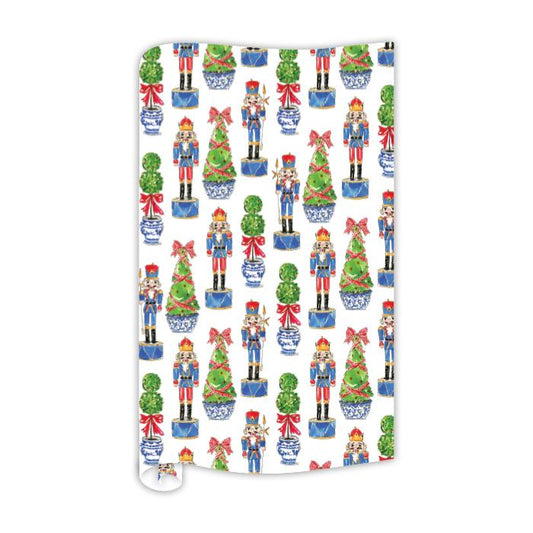 Wrapping Paper-Nutcracker and Toy