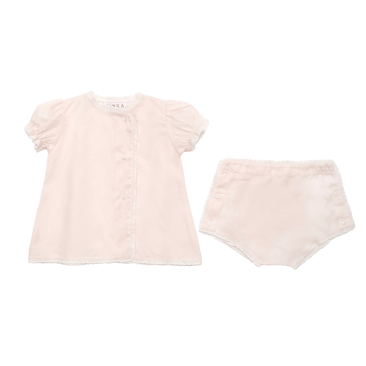 Baby Eyelet Cotton Diaper Set