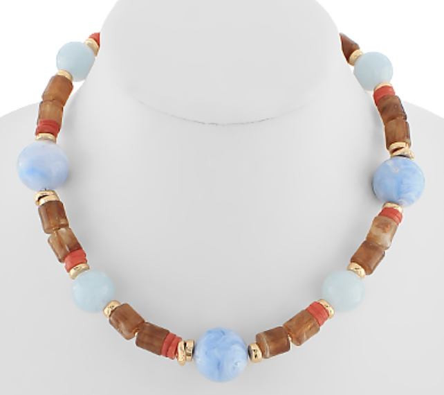 Stone beaded necklace