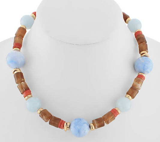 Stone beaded necklace