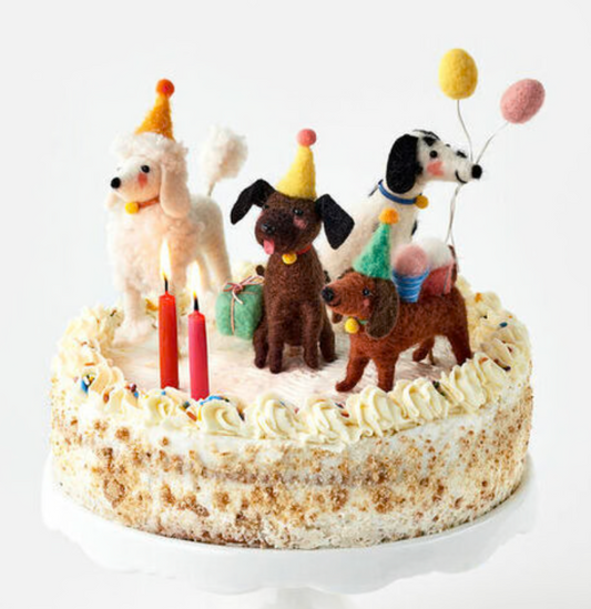 Party Pups Cake Topper