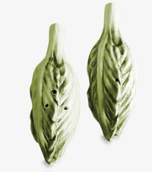 Radicchio Green Salt & Pepper Shakers