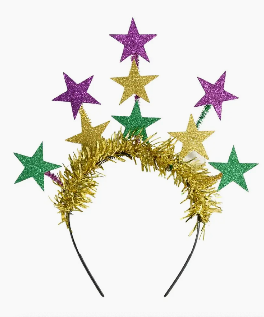 Mardi Gras Star Headband