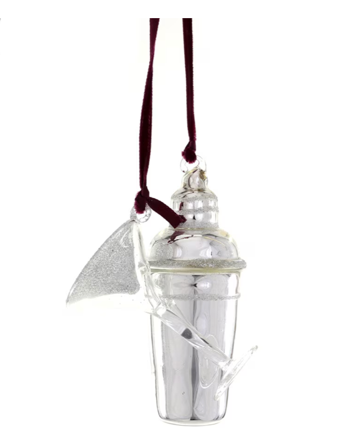 Martini & Shaker Ornament