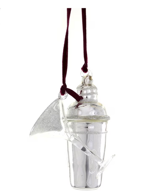 Martini & Shaker Ornament