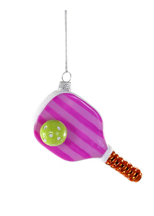 Pink Pickleball Ornament