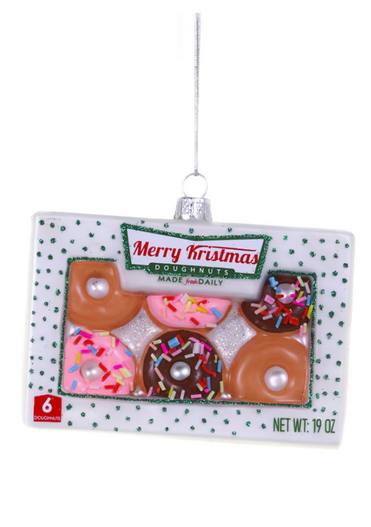 Merry Kristmas Doughnut Ornament