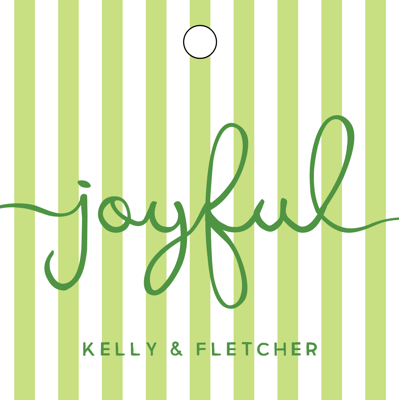 joyful tag green