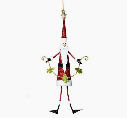 Skinny Santa Ornament