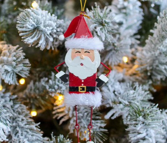 Box Santa Ornament