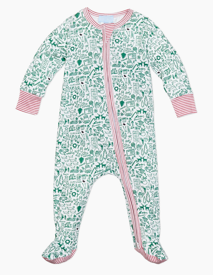 North Pole Christmas Baby Pajamas