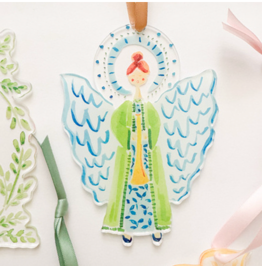 Blue Angel Acrylic Ornament