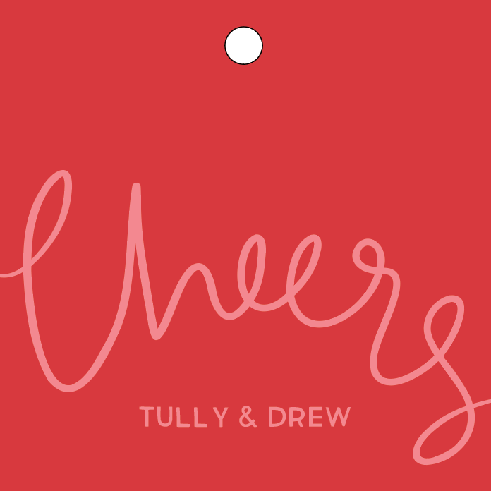 The Cheers Tag - Red