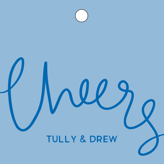 The Cheers Tag - Blue