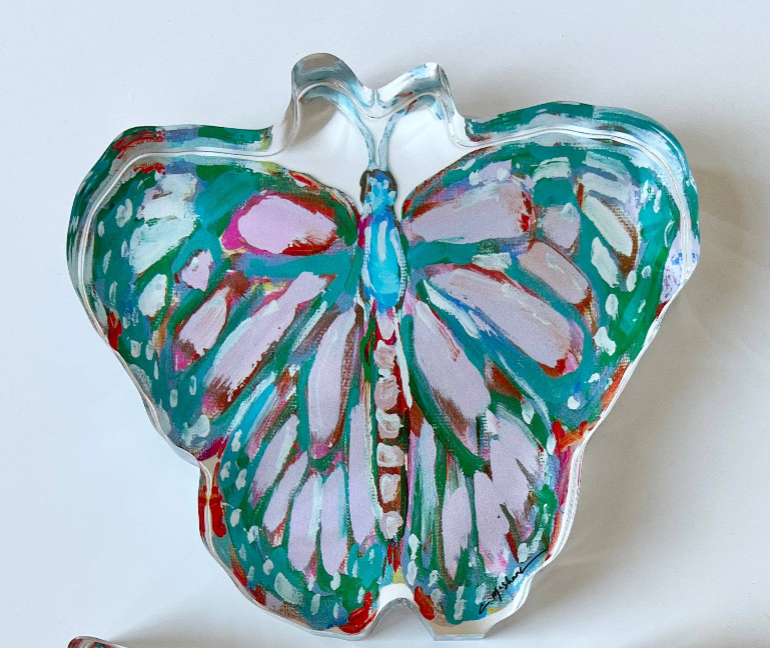 "Butterfly I" acrylic shelfie