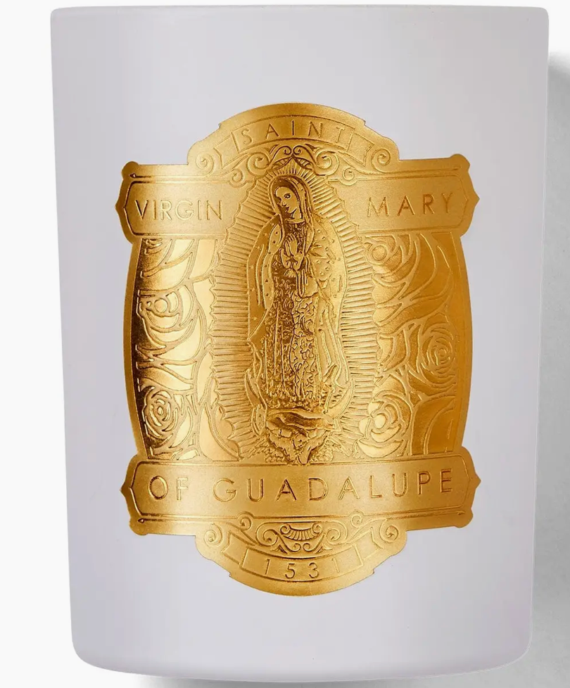 Virgin Mary of Guadalupe White Votive