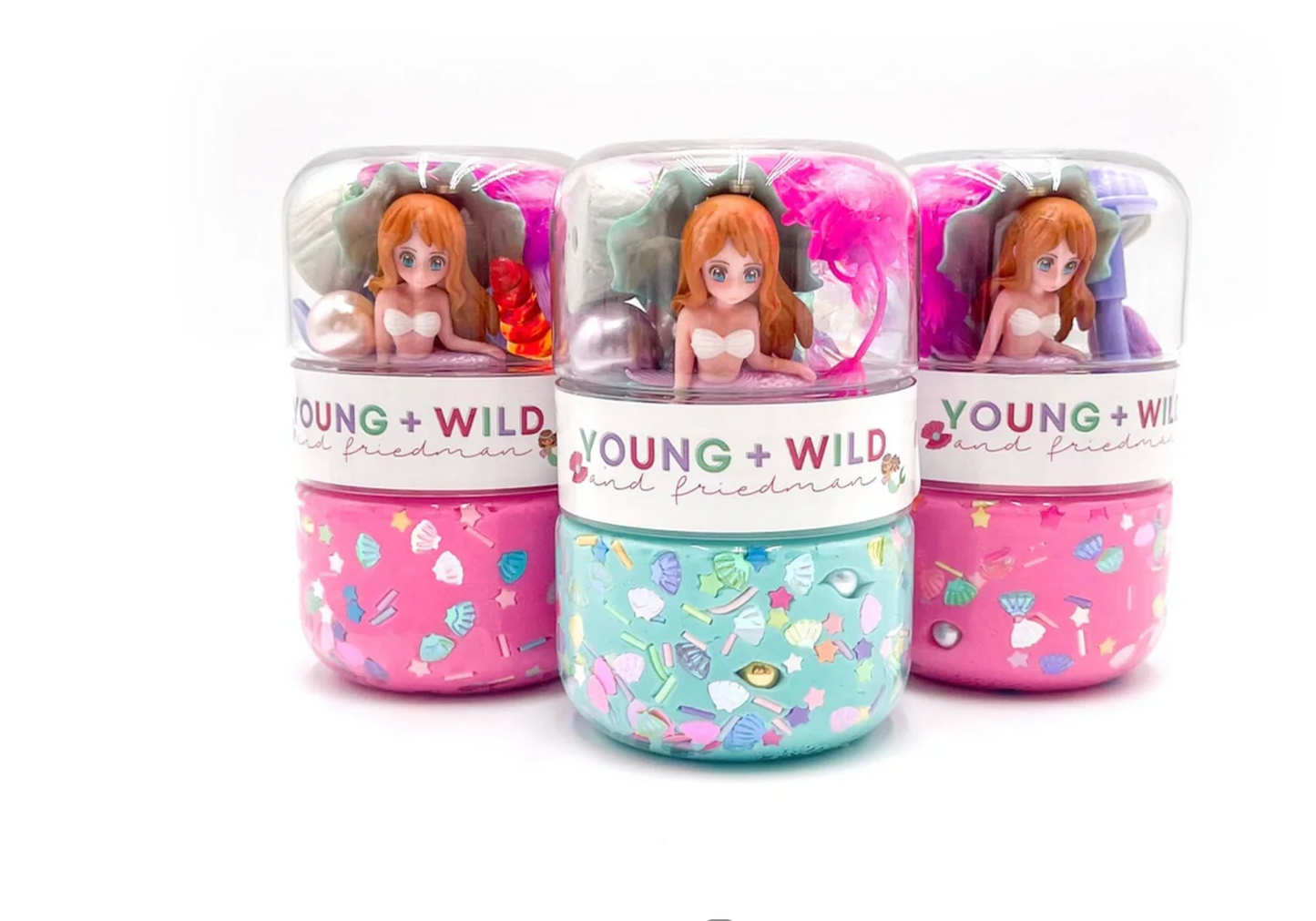 Mermaid Grab & Go Dough Jar