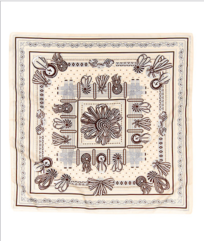Ivory Twill Scarf