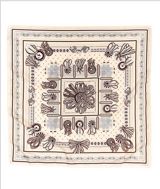 Ivory Twill Scarf