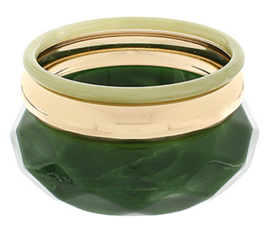 Marble & Metal Bracelet