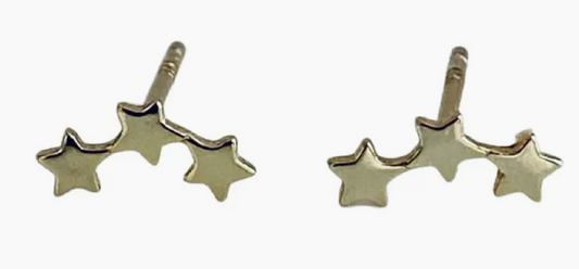 Mini Star Climber Earrings