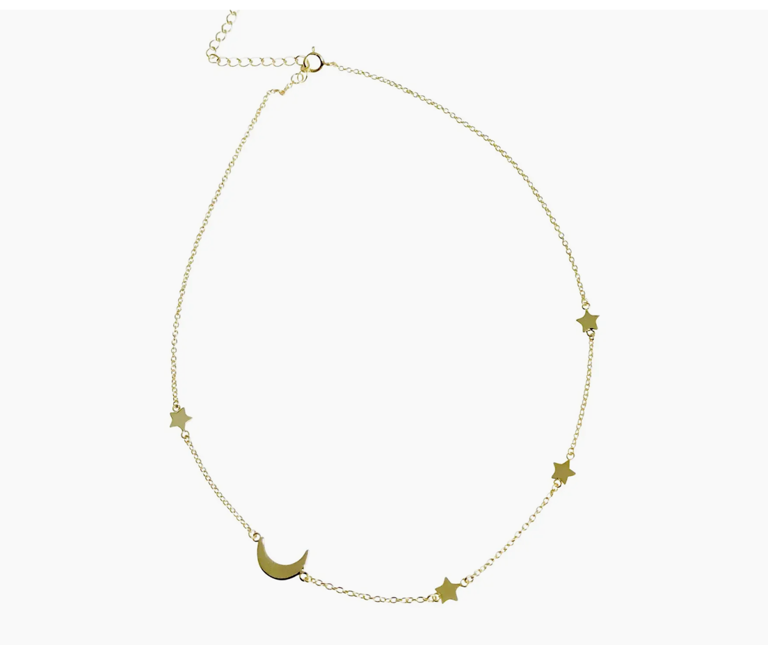 Moon & Star Choker