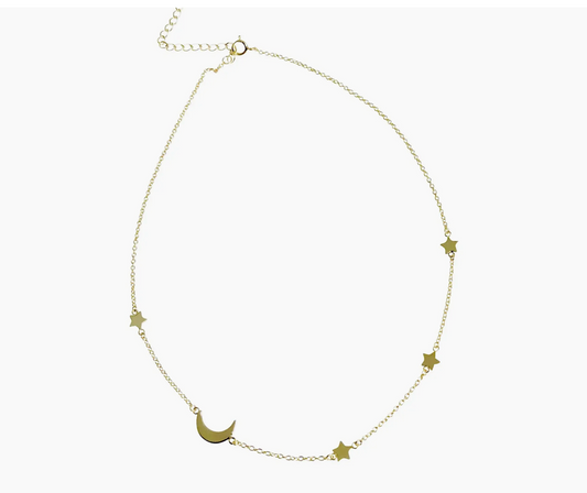 Moon & Star Choker