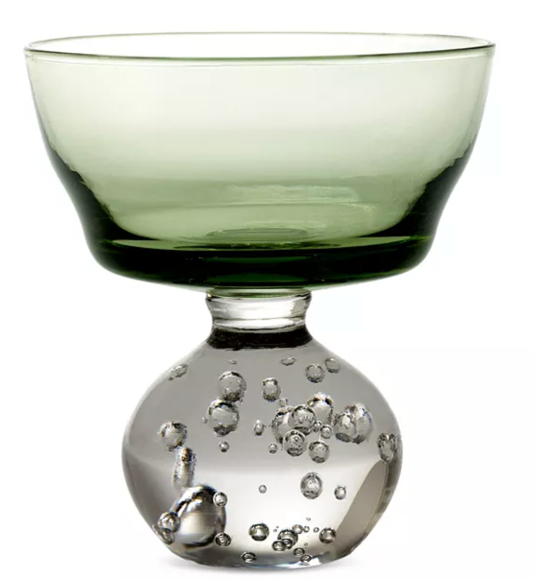 Bela Silva Eternal Snow Medium stemmed glass