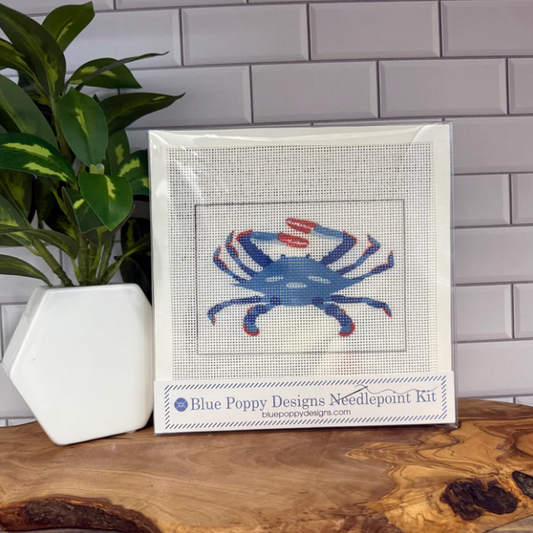Blue Crab Needlepoint Kit