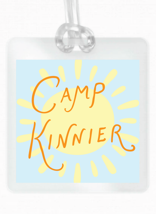 Camp Laminated Bag Tag