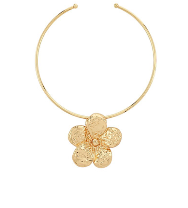 Gold Flower Choker