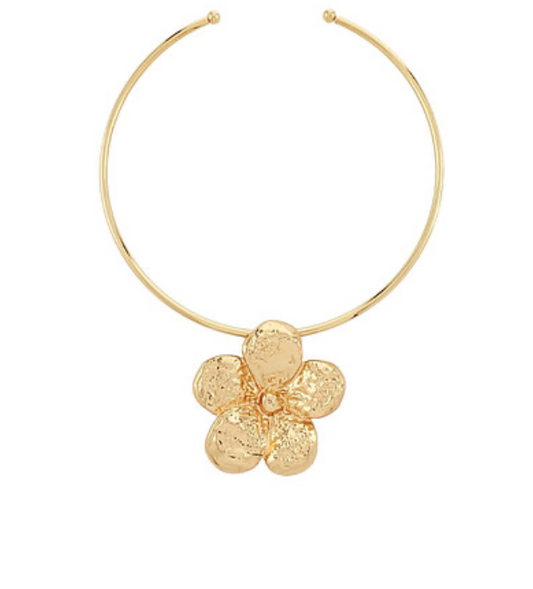 Gold Flower Choker