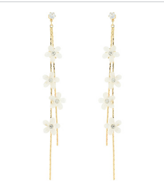 Flower Drop Earrings