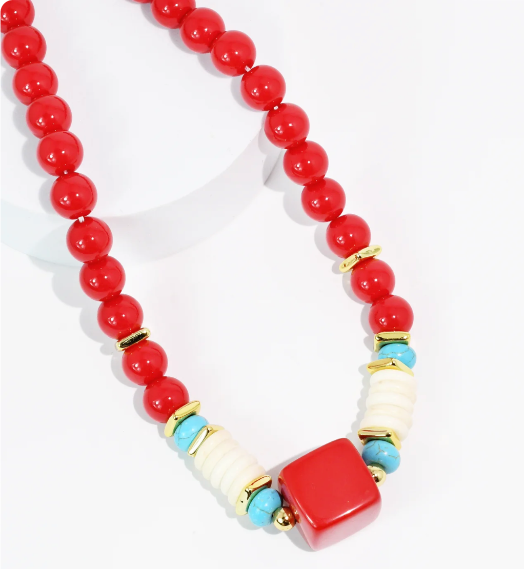 Trinket Red Necklace