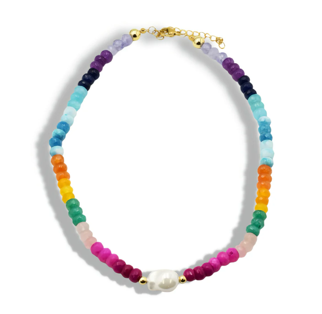 Colorful Gemstone Necklace