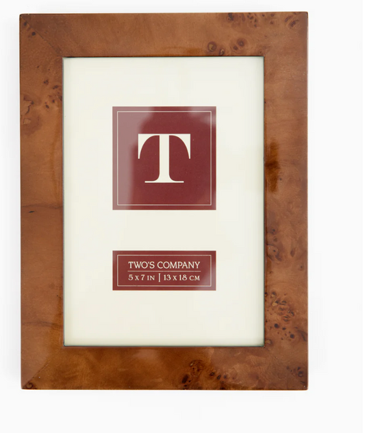 Faux Wood Frame 5x7- Dark Brown
