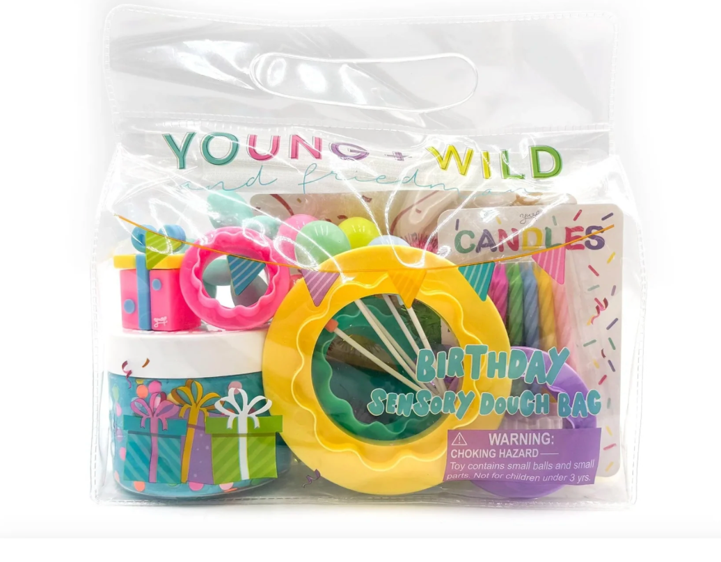 Birthday Sensory Dough Bag
