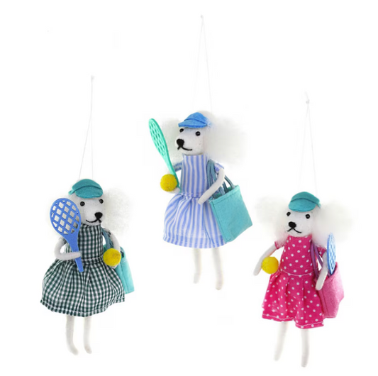 Tennis Player Ornament