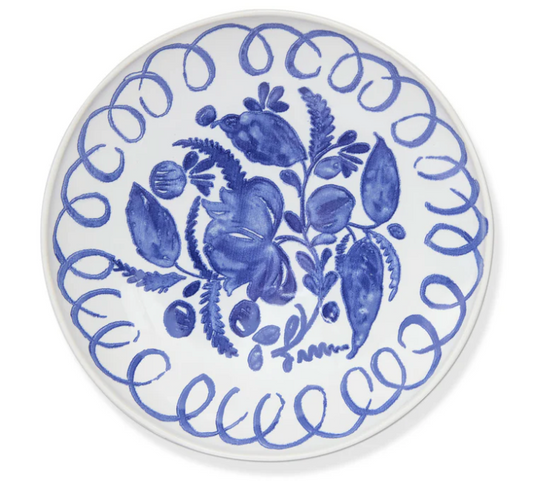 Amalfi Pasta Bowl - White/Blue