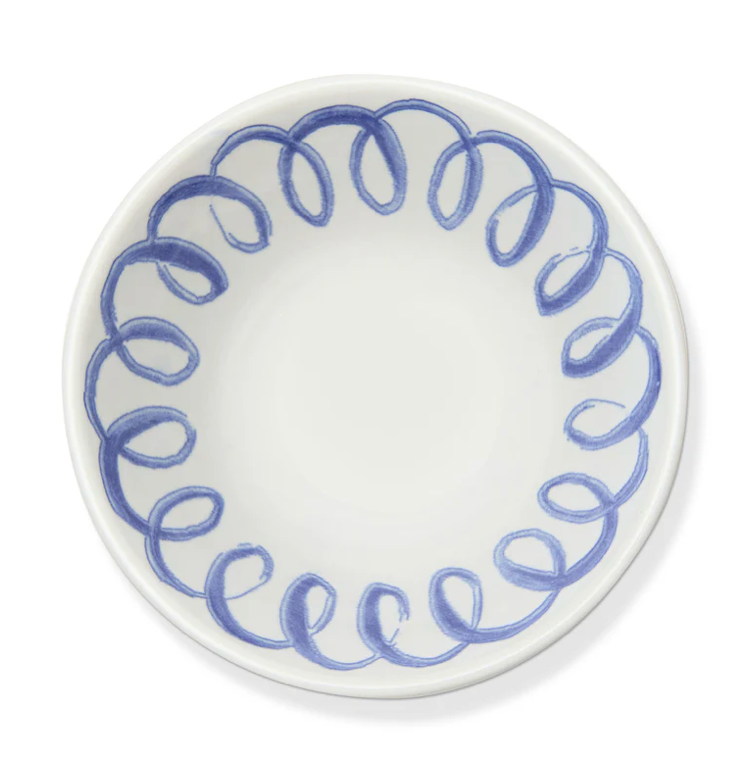 Amalfi Berry Bowl- White/Blue