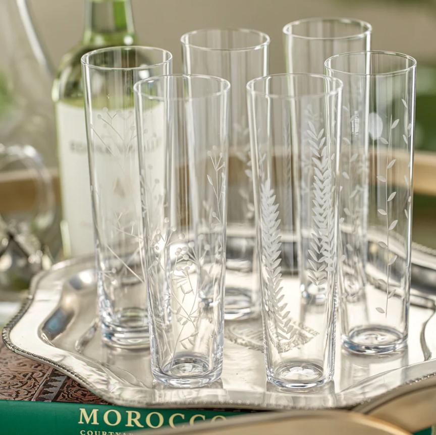 6 - Flora Etched Flutes