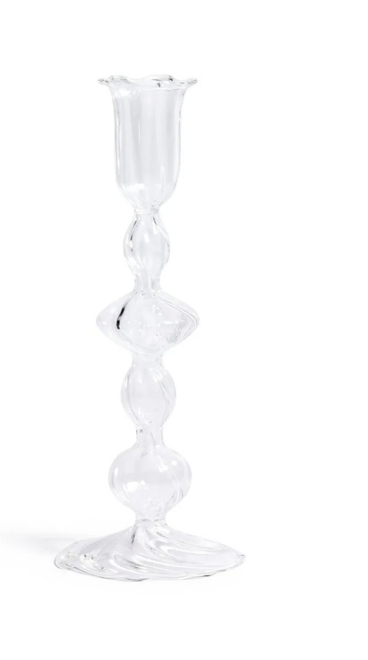Marais Blown Glass Candle Holder