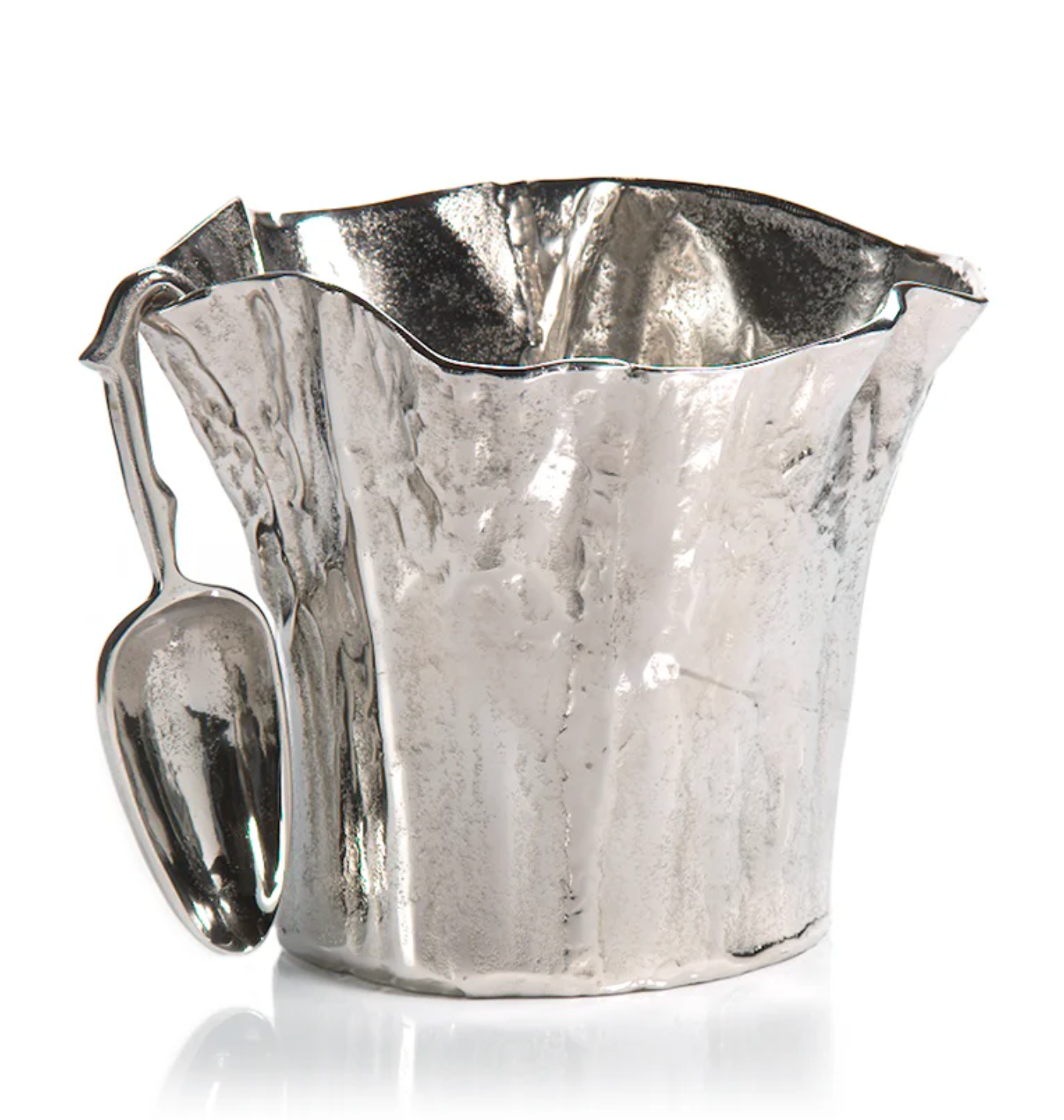 Artisan Aluminum Ice Bucket with Scoop
