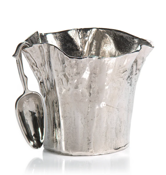 Artisan Aluminum Ice Bucket with Scoop