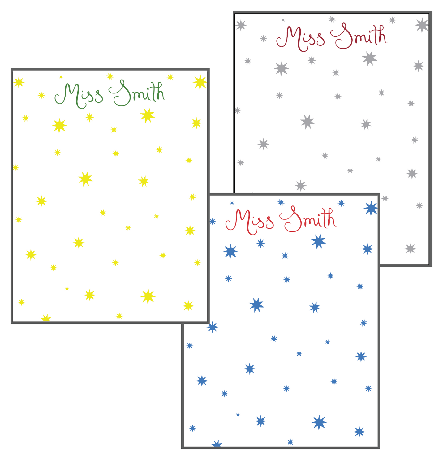SCHOOL STAR NOTEPAD